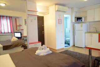 Апарт-отели Decebal Residence Apartments Бухарест Номер-студио с кроватью размера «queen-size» 4-4